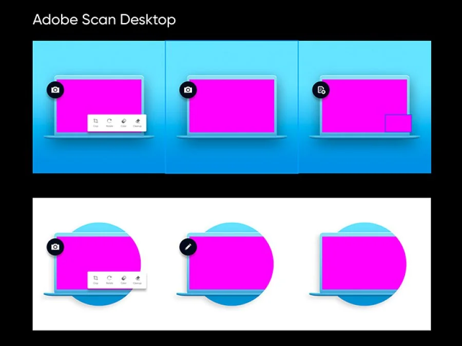 Adobe brand system grid example 1