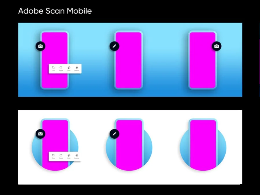 Adobe brand system grid example 2
